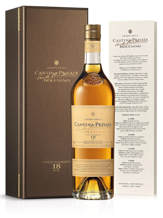 Carlo Bocchino Cantina Privata 18 Anni Grappa 70 cl 45°
