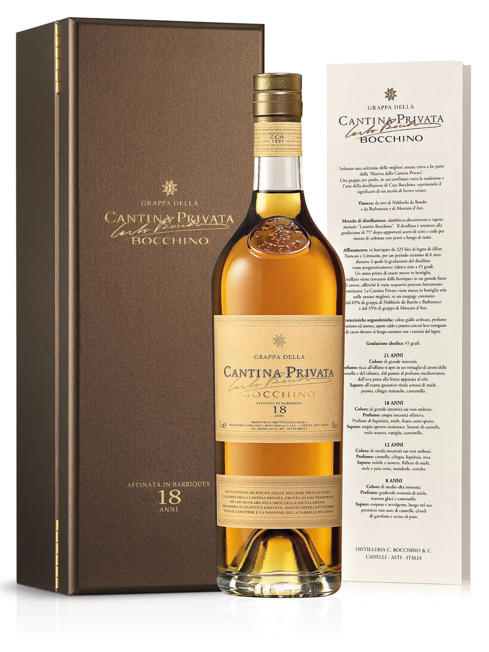 Carlo Bocchino Cantina Privata 18 Anni Grappa 70 cl 45°