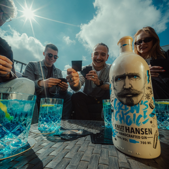 Knut Hansen Crew's Choice Gin 70 cl Ginepro Caffè