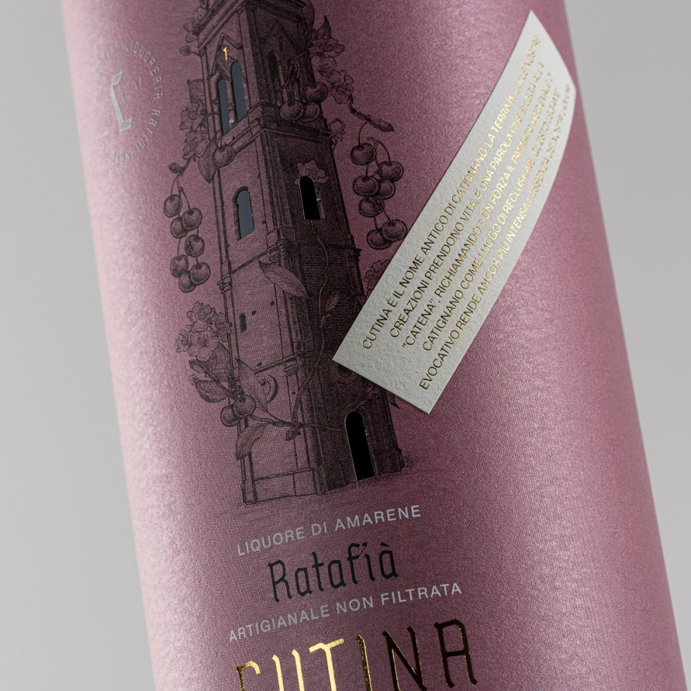 Cutina Ratafià liquore alle amarene 1000 ml 19% dolce