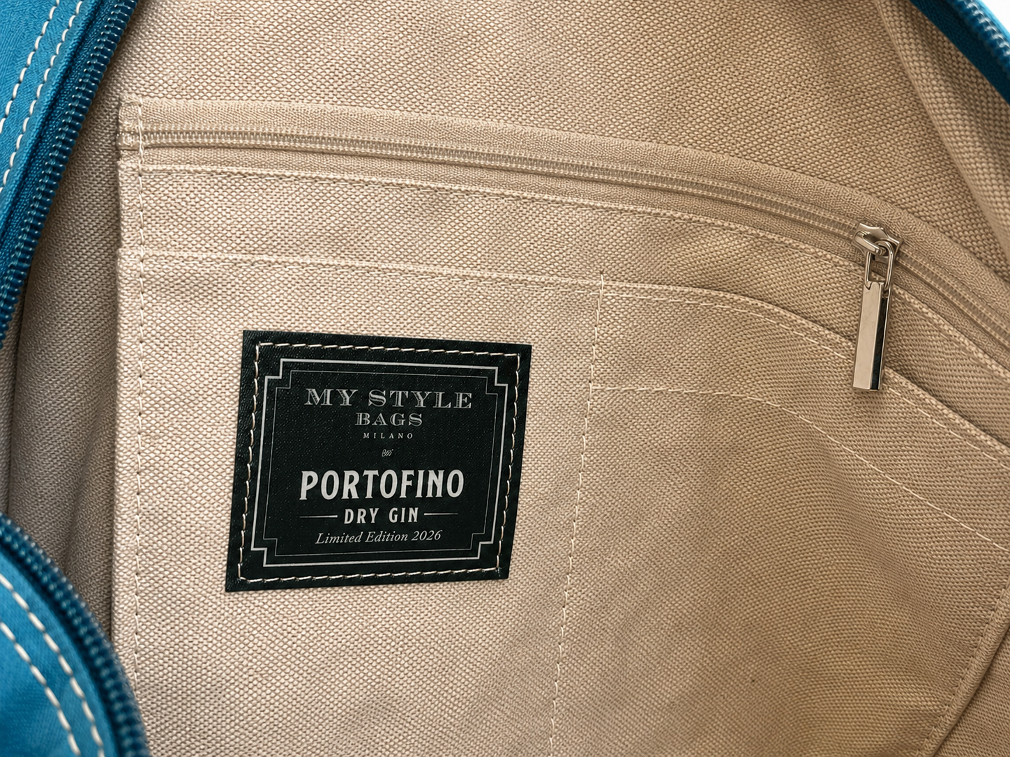Portofino Dry Gin Harvard Medium borsa viaggio marina