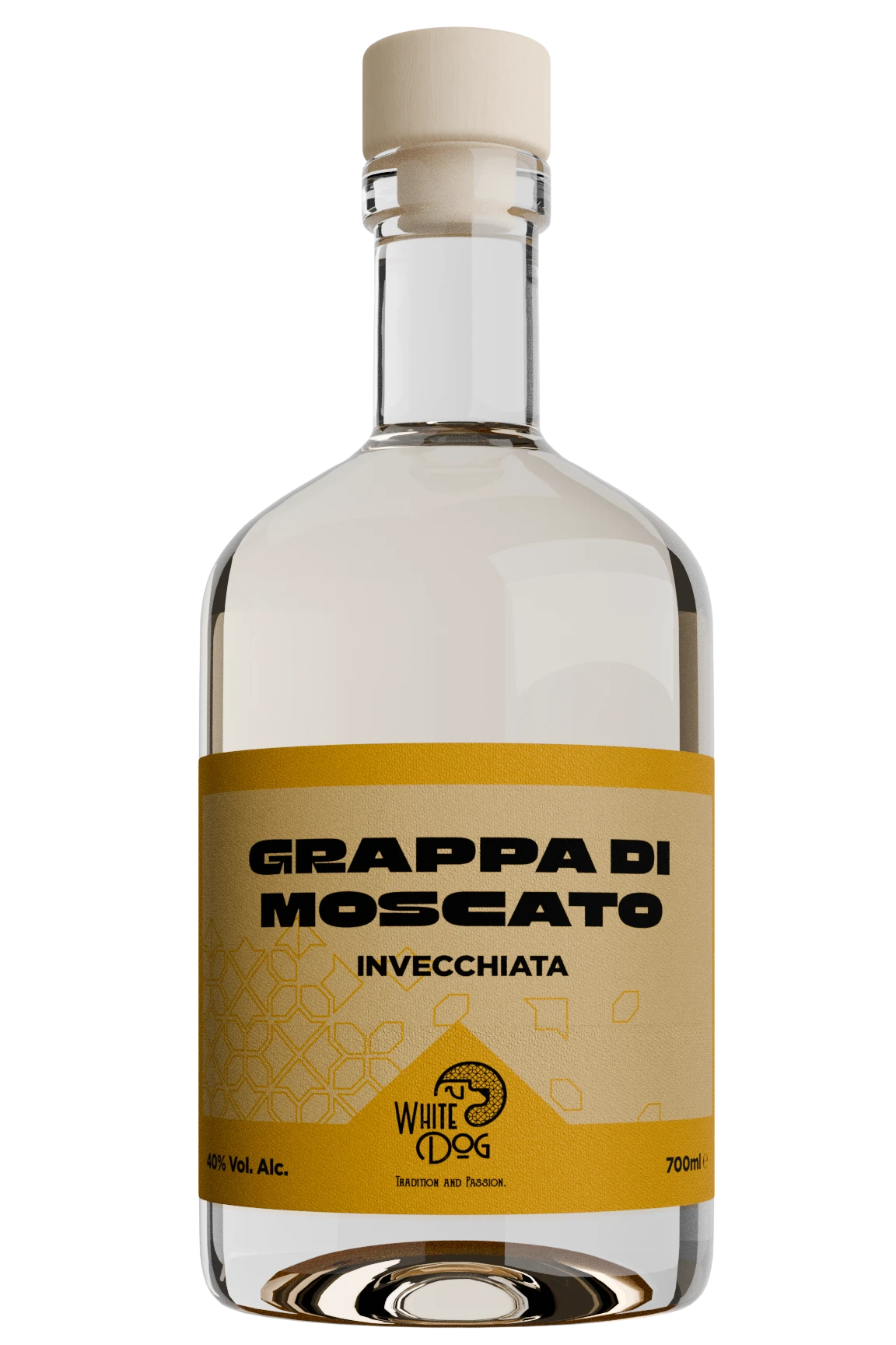 White Dog Distillati Grappa Invecchiata Moscato 70 cl