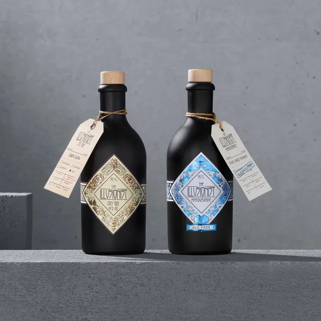 The Illusionist Best of Both Worlds bundle gin 45% + 0% 50 cl