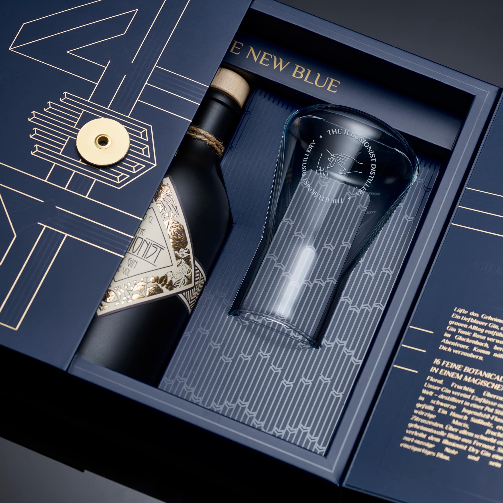 The Illusionist Mysterium Gift Set Dry Gin 500ml 45% + Beute