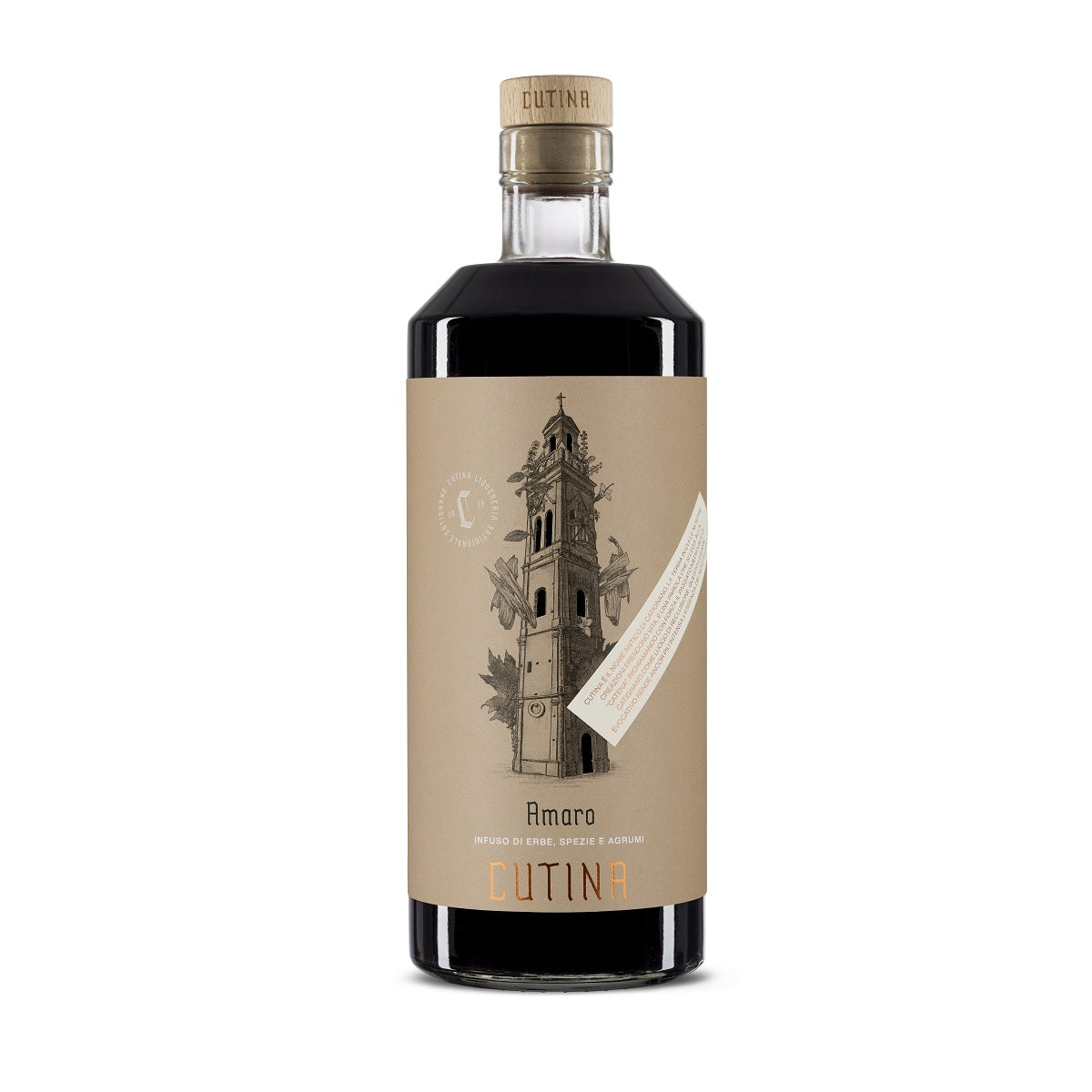 Cutina Amaro liquore artigianale 1000 ml 30% abruzzese