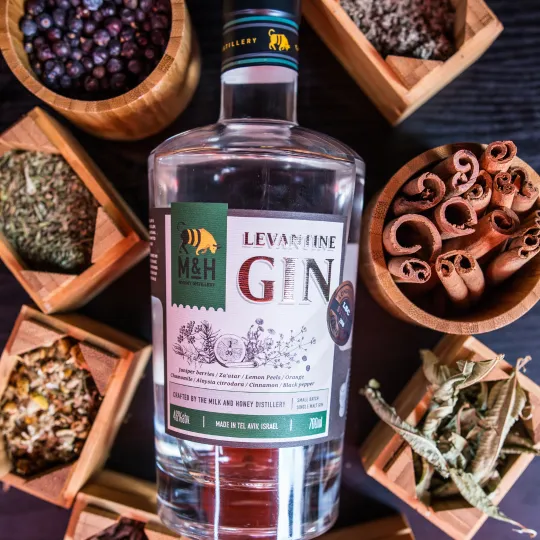 Anthology Gin Levantine Gin bottiglia gin agrumi e spezie