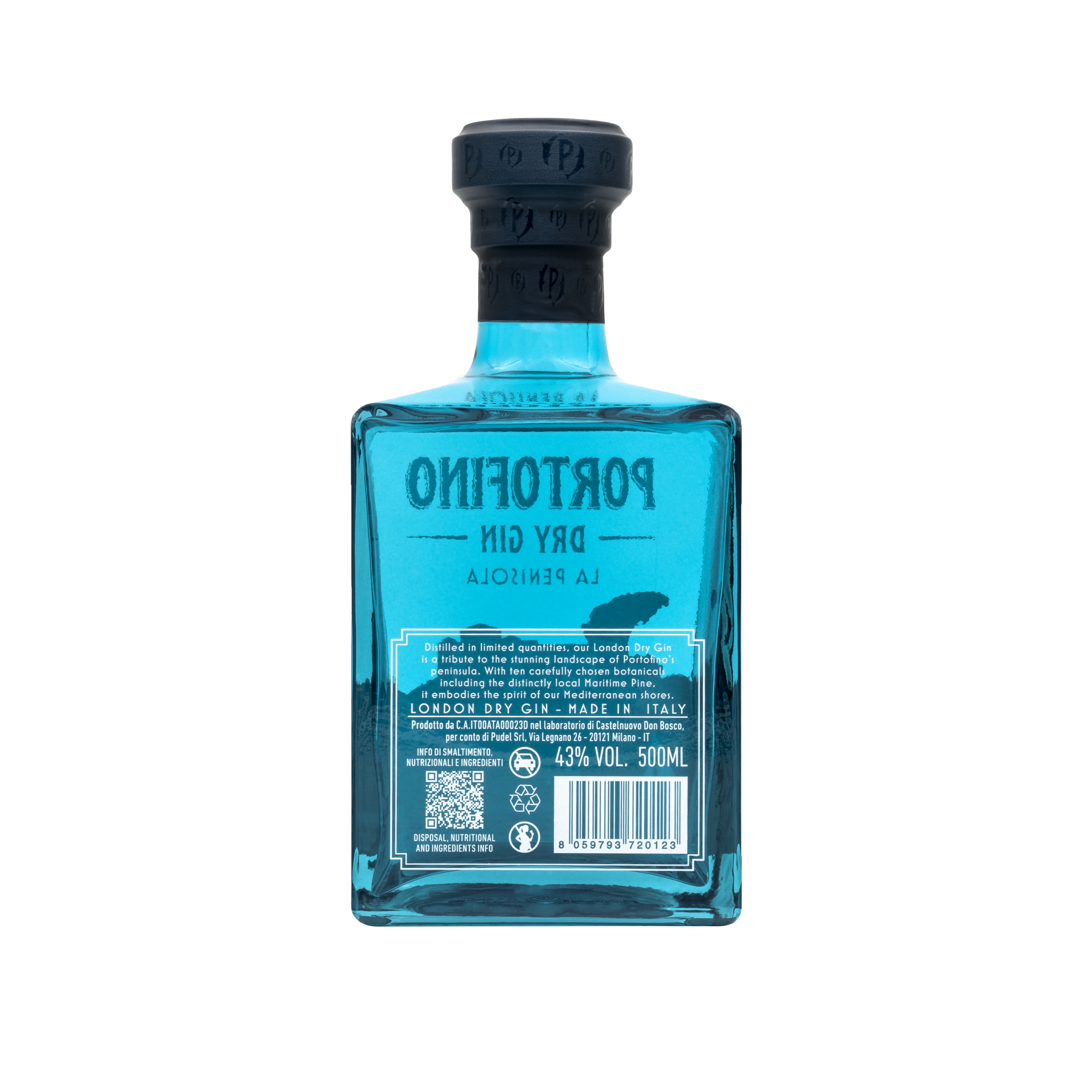 Portofino Dry Gin La Penisola Gin 500 ml Pino Marittimo