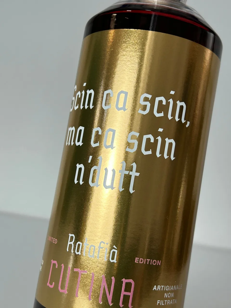 Cutina Limited Edition Scin ca scin ma ca scin n'dutt ratafià 500 ml