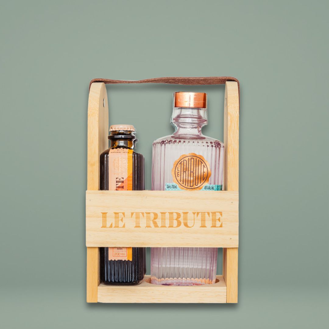 Anthology Agave Le Tribute Mezcal pack legno + tonica