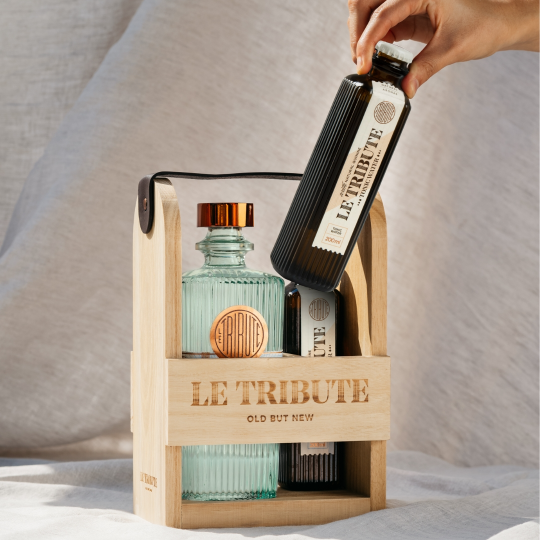 Anthology by Mavolo GIN Premium Wooden Pack Le Tribute gin 70 cl