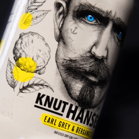 Anthology GIN Knut Hansen Earl Grey Bergamotte distilled gin tè