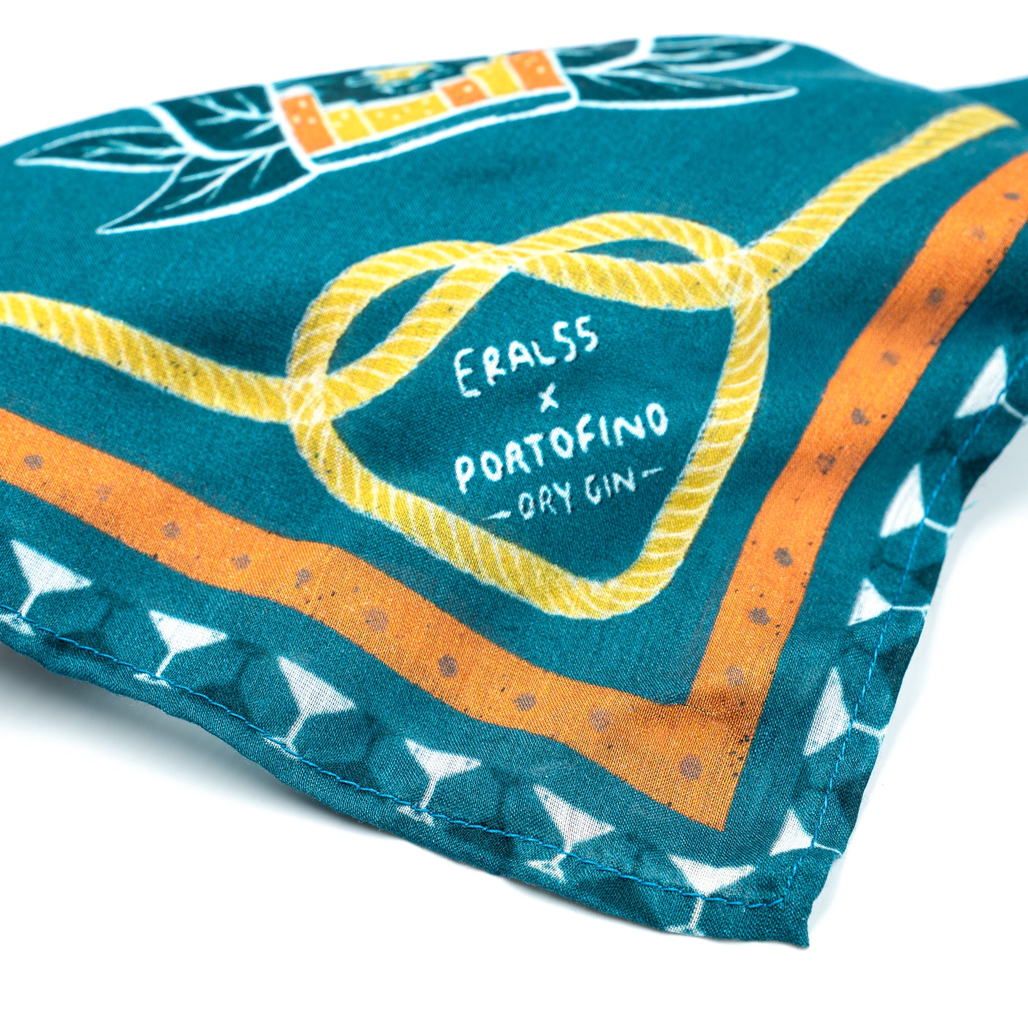 Portofino Eral 55 foulard seta e cotone 60x60 mixology
