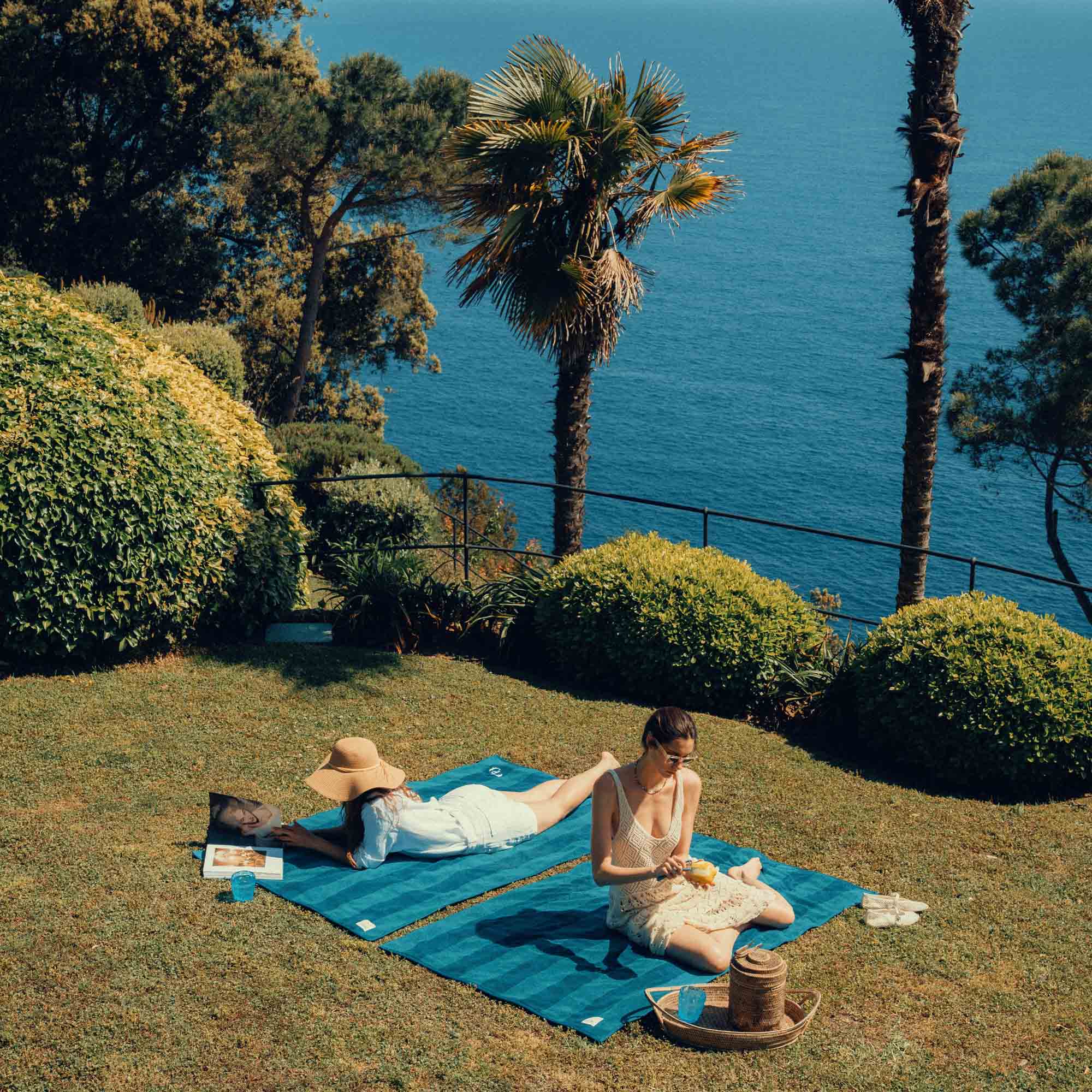 Portofino Dry Gin Lifestyle telo mare 100x180 cotone