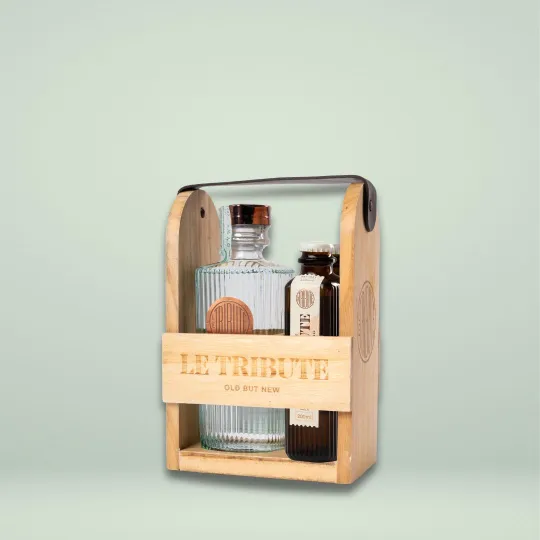 Anthology by Mavolo GIN Premium Wooden Pack Le Tribute gin 70 cl