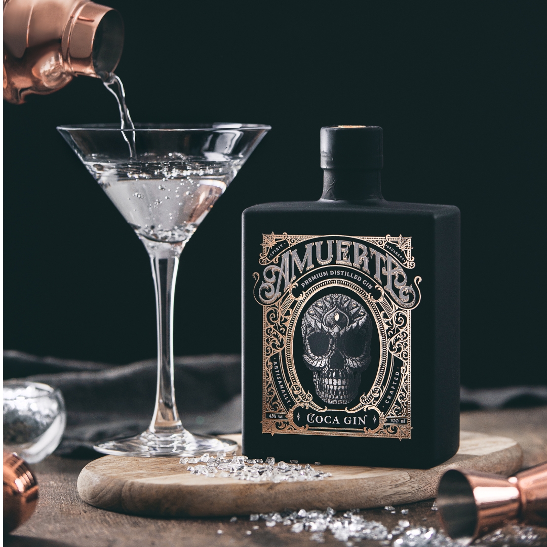 Anthology Coca Leaf Gin Black gin foglie di coca