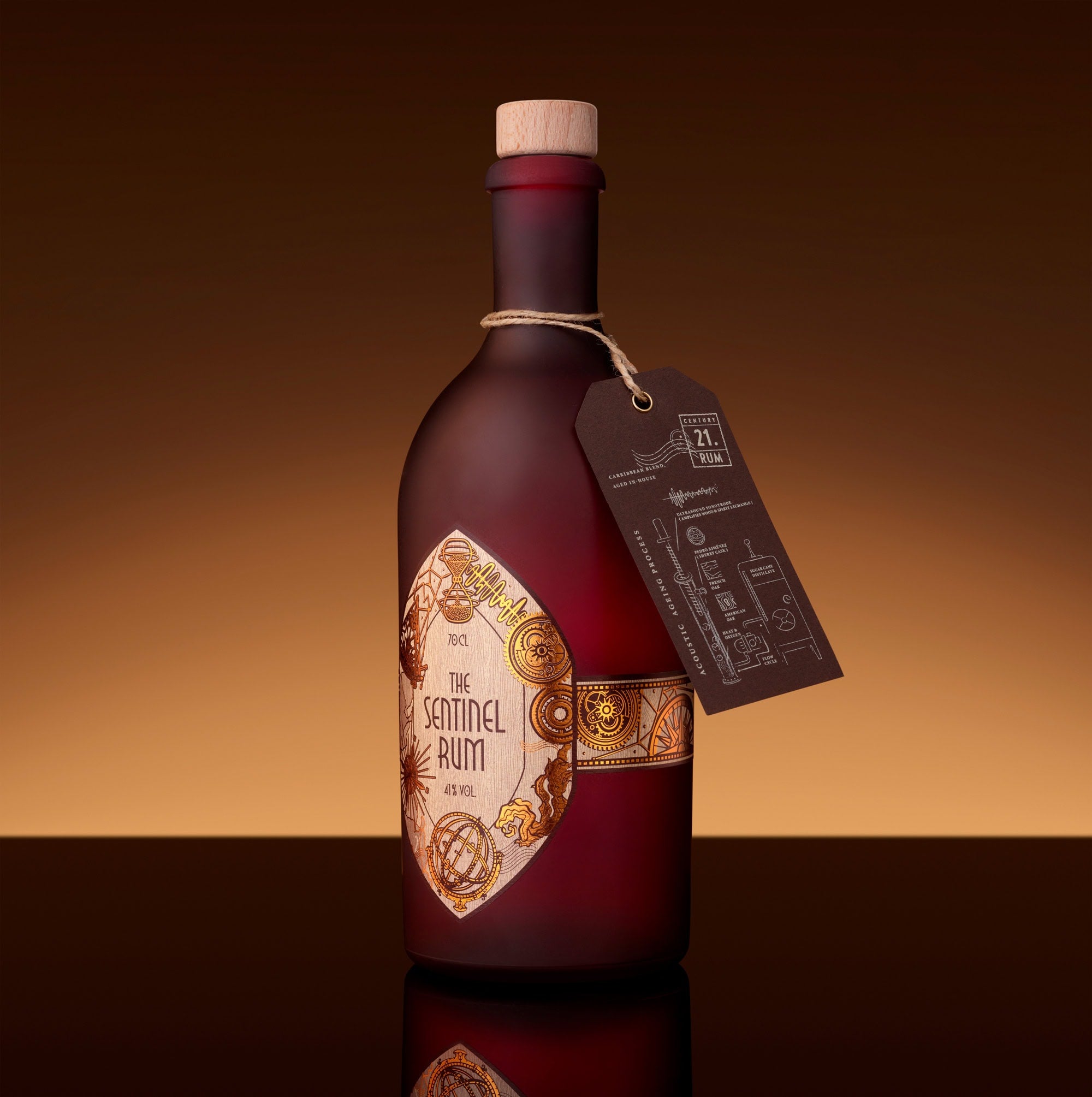 The Illusionist Sentinel Glass Bundle rum 70 cl + 2 bicchieri