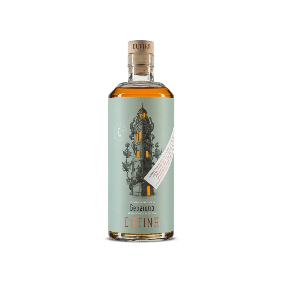 Cutina La Robusta liquore genziana 500 ml 22% digestivo intenso