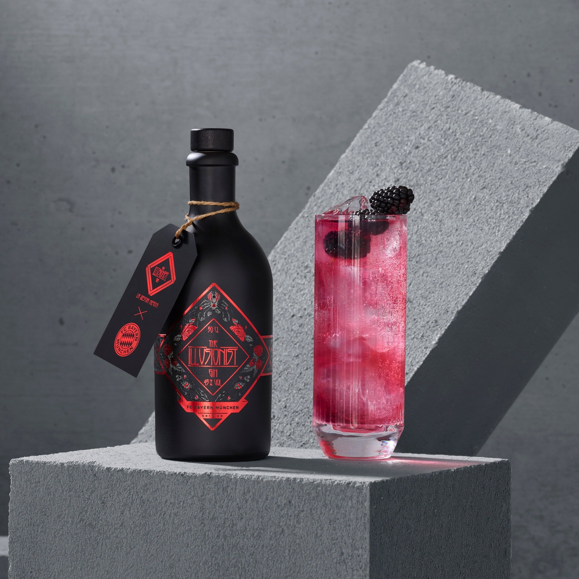 The Illusionist Core Bundle Gin 3x500 ml Dry + Bestia Negra