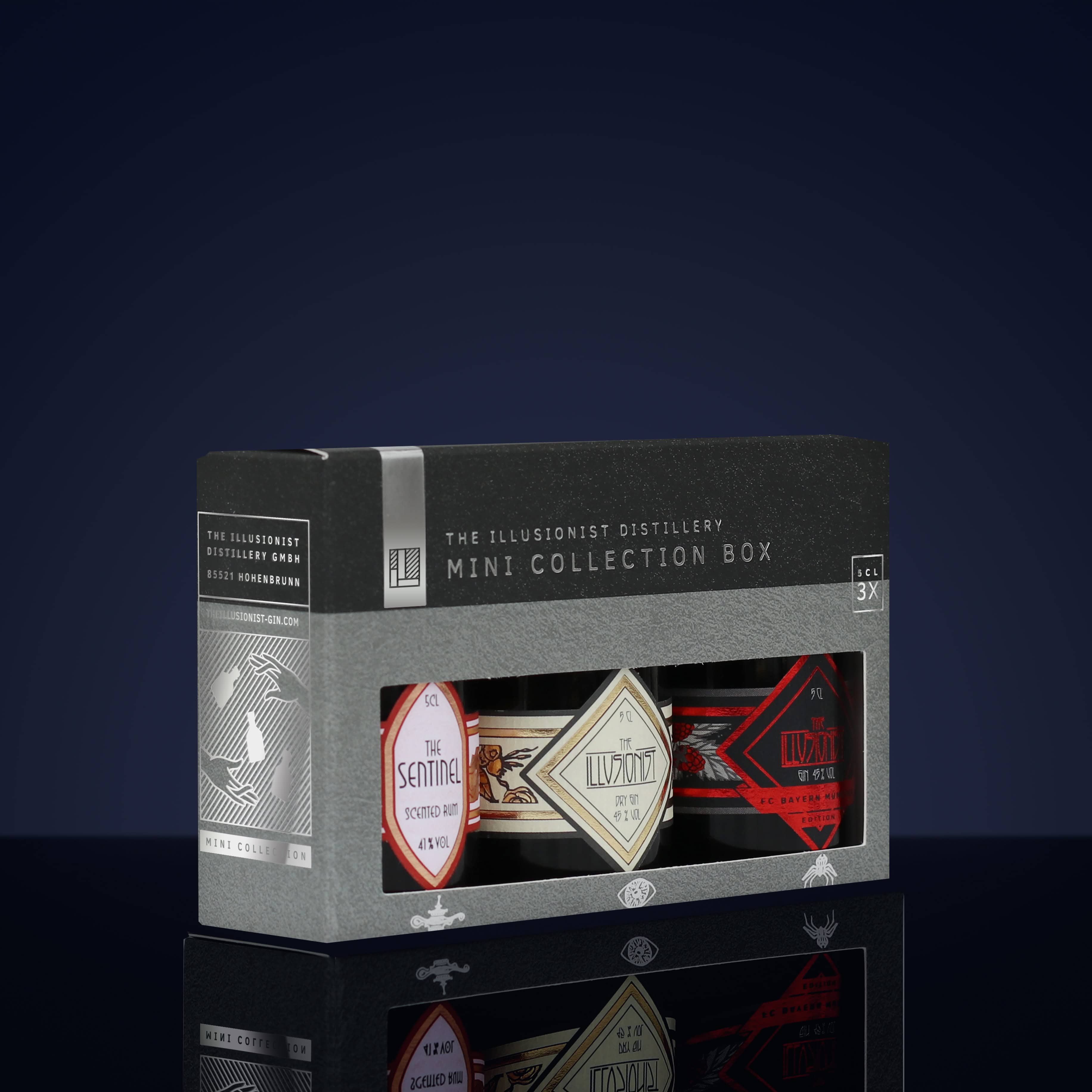 The Illusionist Mini Collection Box mignon gin+rum 3x5 cl