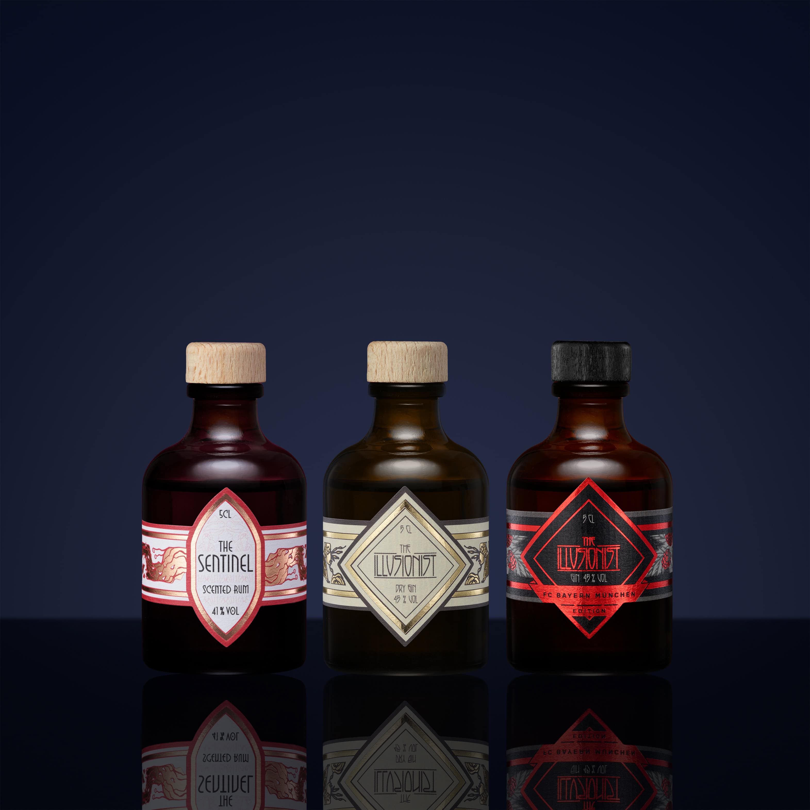 The Illusionist Mini Collection Box mignon gin+rum 3x5 cl