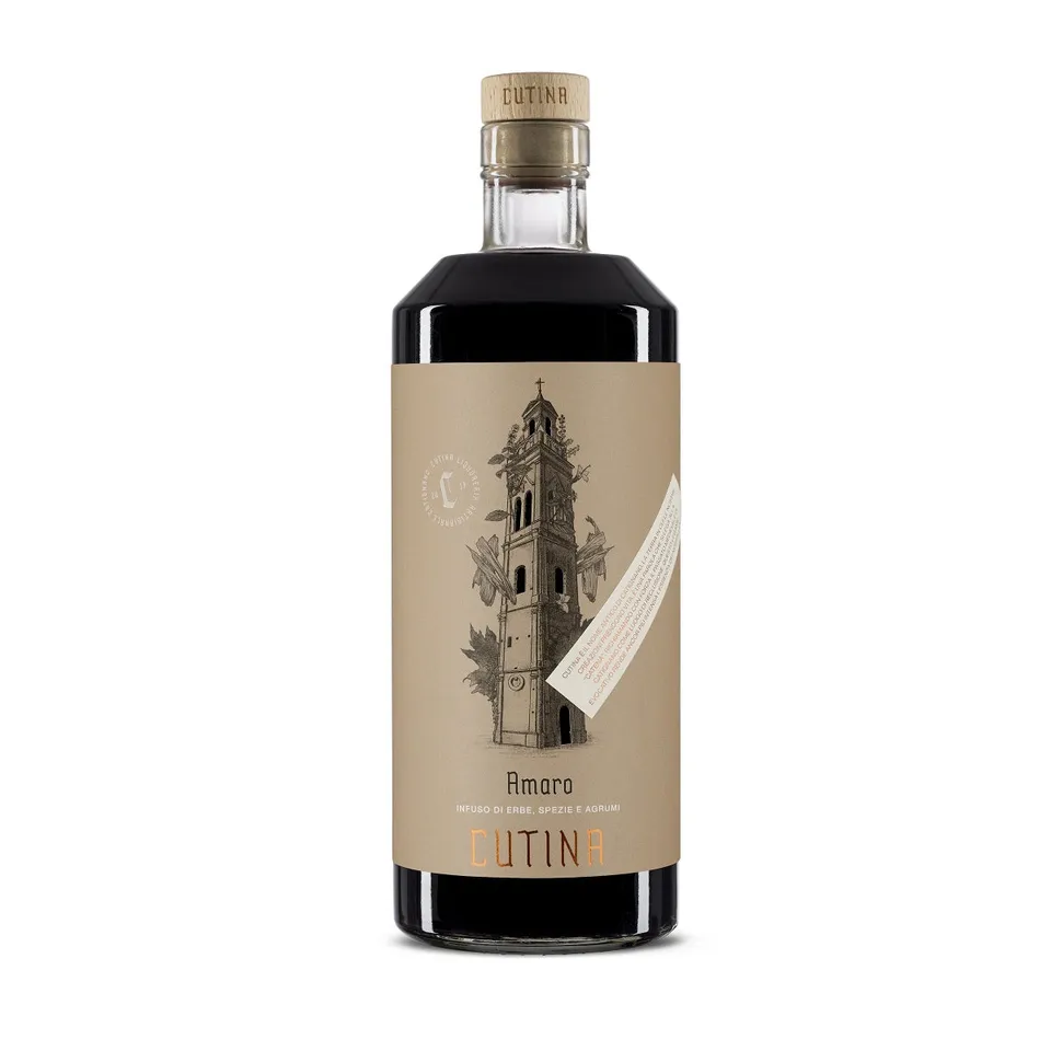 Cutina Amaro liquore artigianale 1000 ml 30% abruzzese