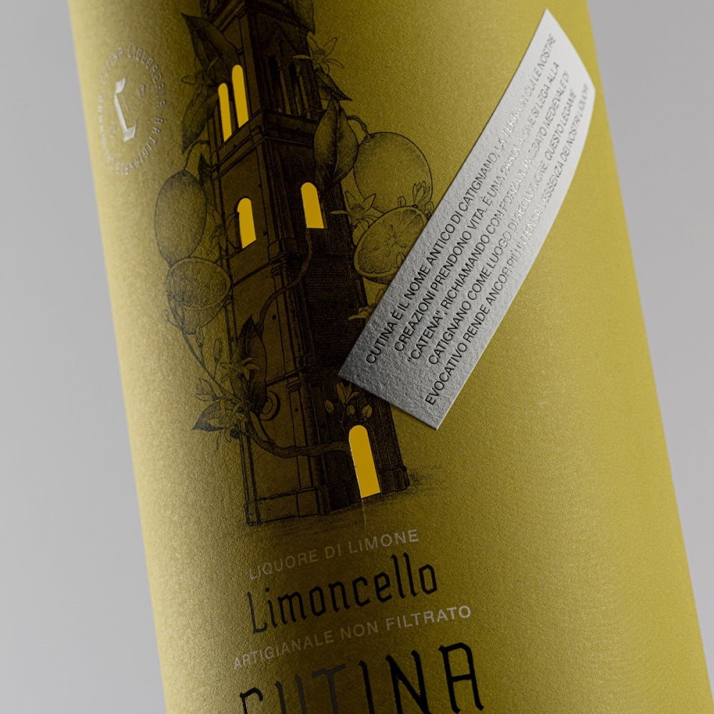 Cutina Limoncello liquore limoni Sorrento 500 ml 30%