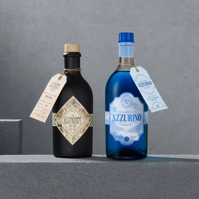 The Illusionist Technicolour Bundle Gin 500 ml + Azzurrino 700 ml