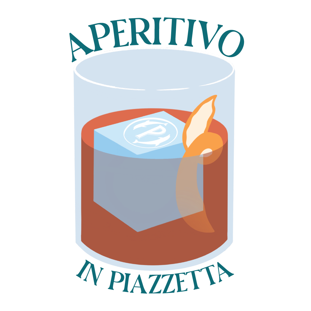 Portofino Lifestyle T-Shirt Aperitivo in Piazzetta Cotone Bianco