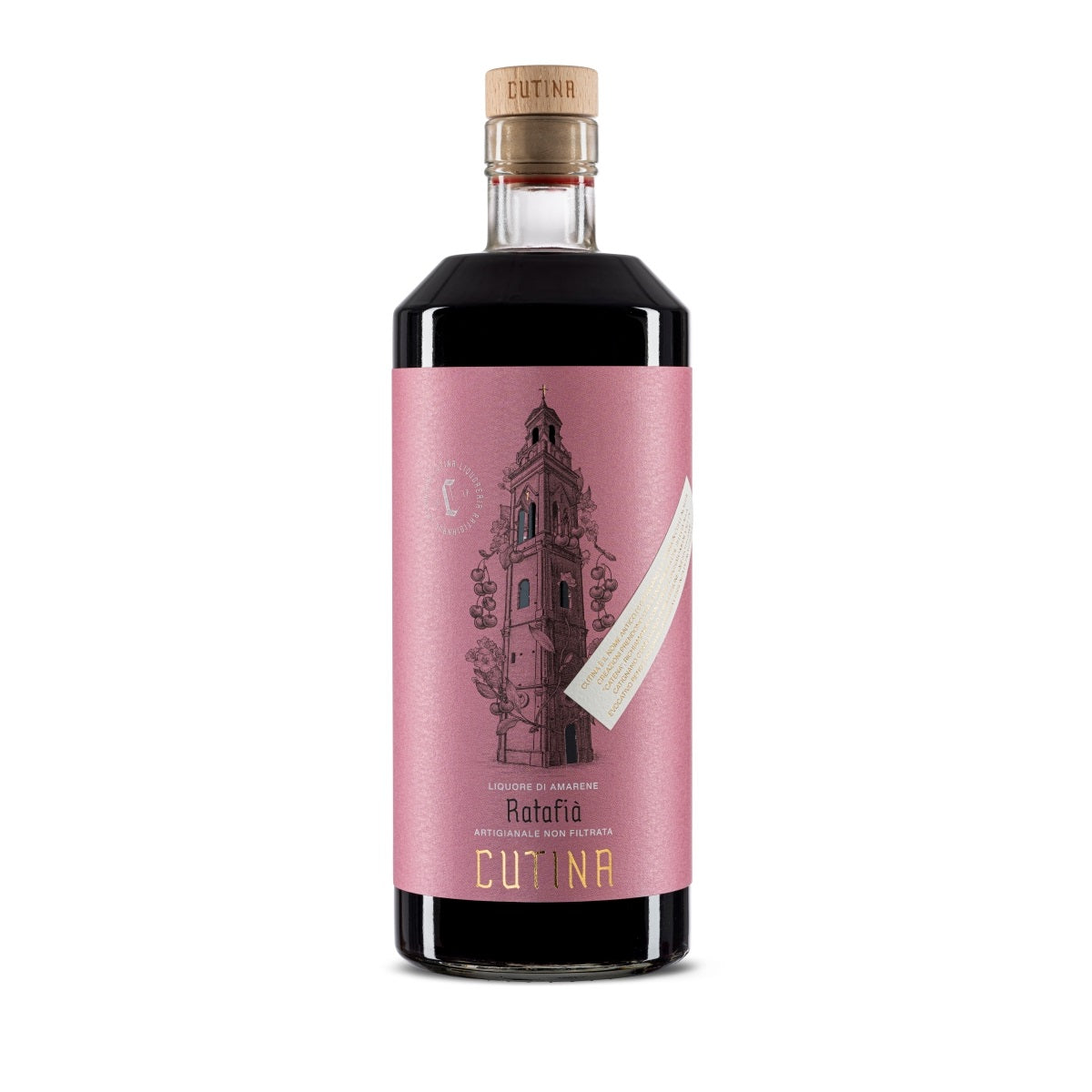 Cutina Ratafià liquore alle amarene 1000 ml 19% dolce