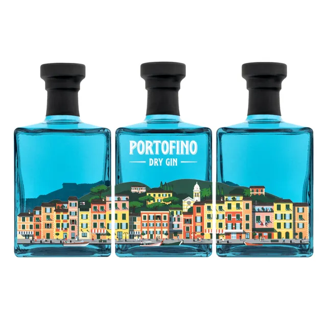 Portofino Dry Gin Panorama Set 3 Bottiglie 500 ml 21 Botaniche