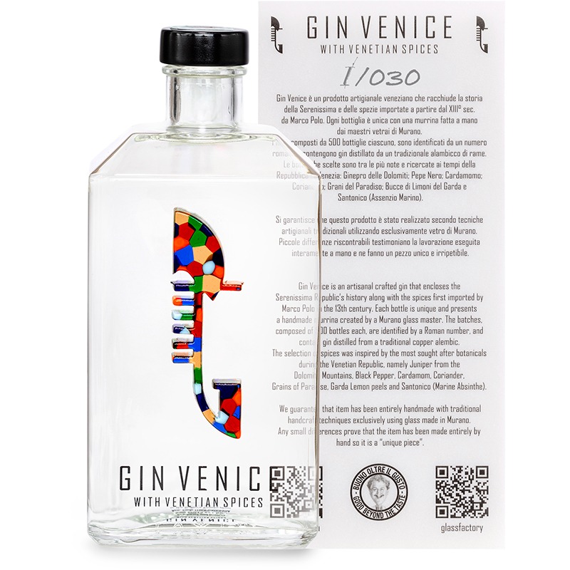 Gin Venice Colours Gin 70 cl Bottiglia Colori