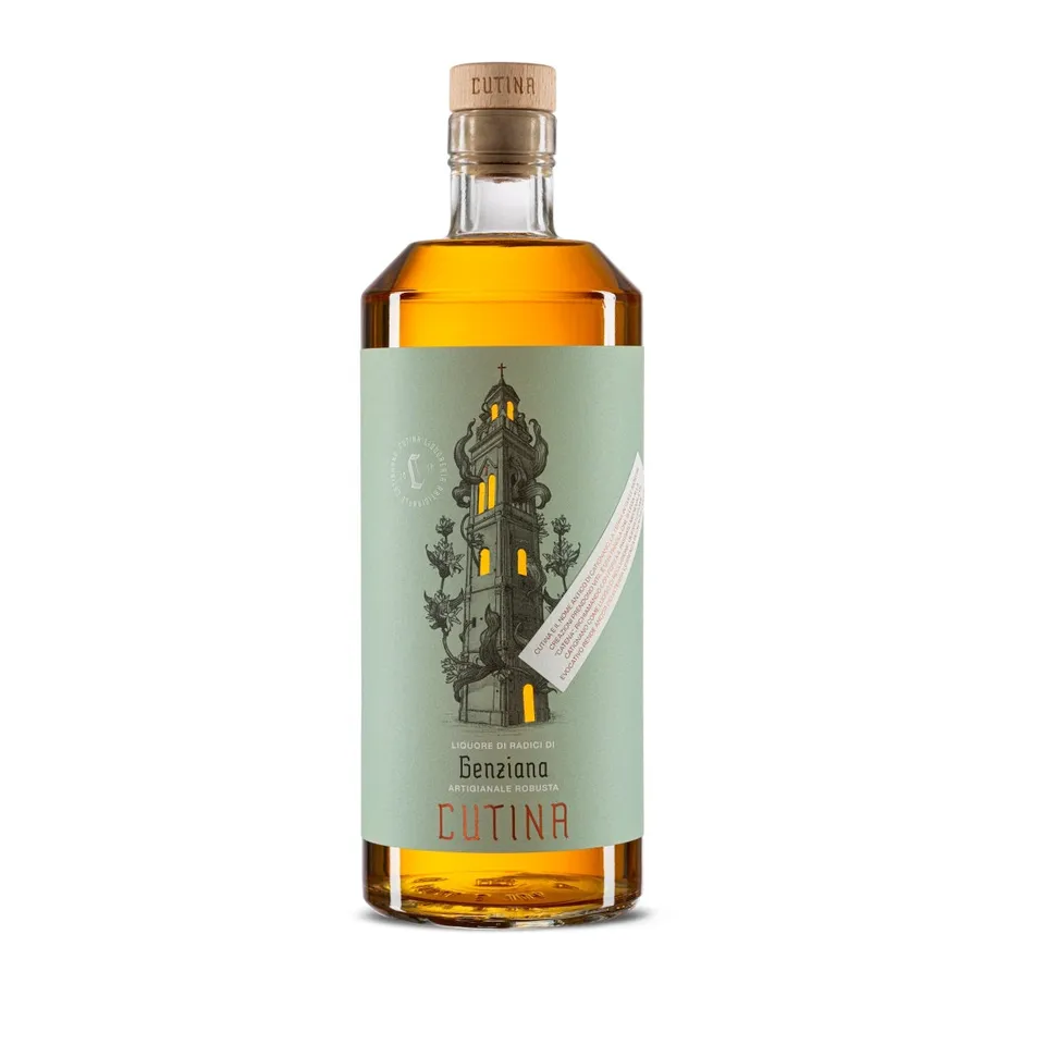Cutina La Robusta liquore genziana 1000 ml 22% digestivo