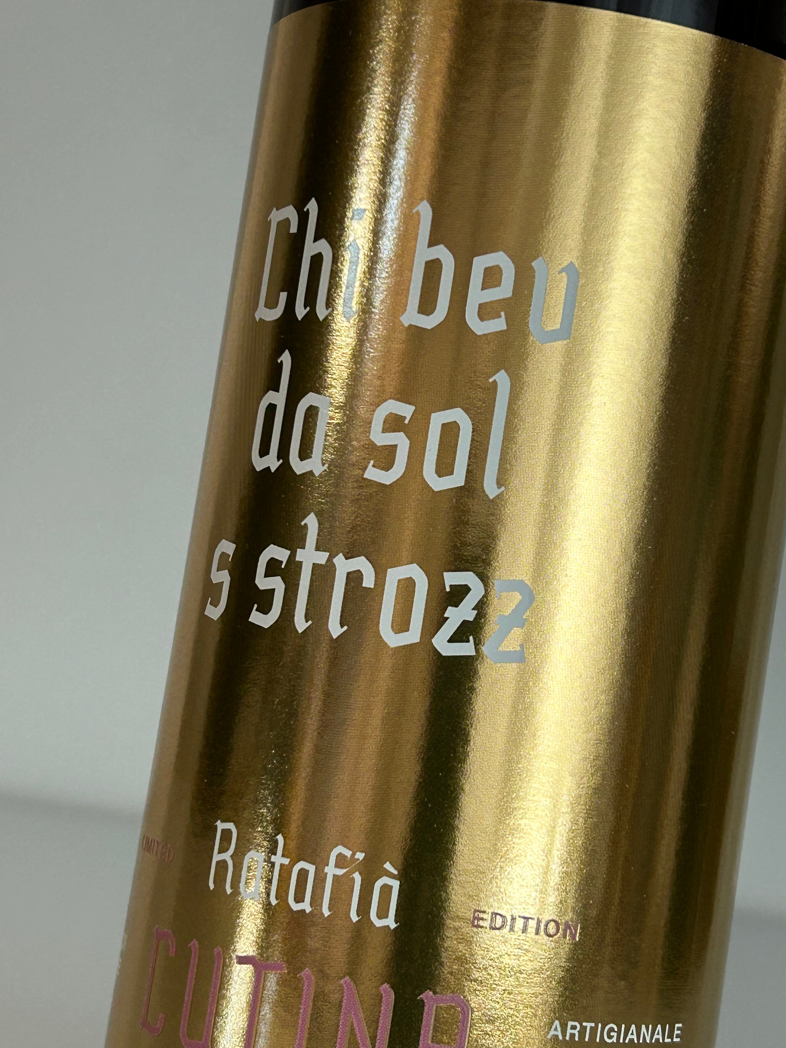 Cutina Limited Edition Chi bev da sol s strozz ratafià 500 ml
