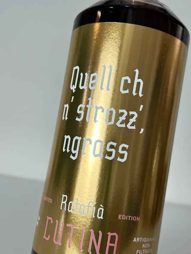 Cutina Limited Edition Quell ch n' strozz ngrass ratafià 500 ml