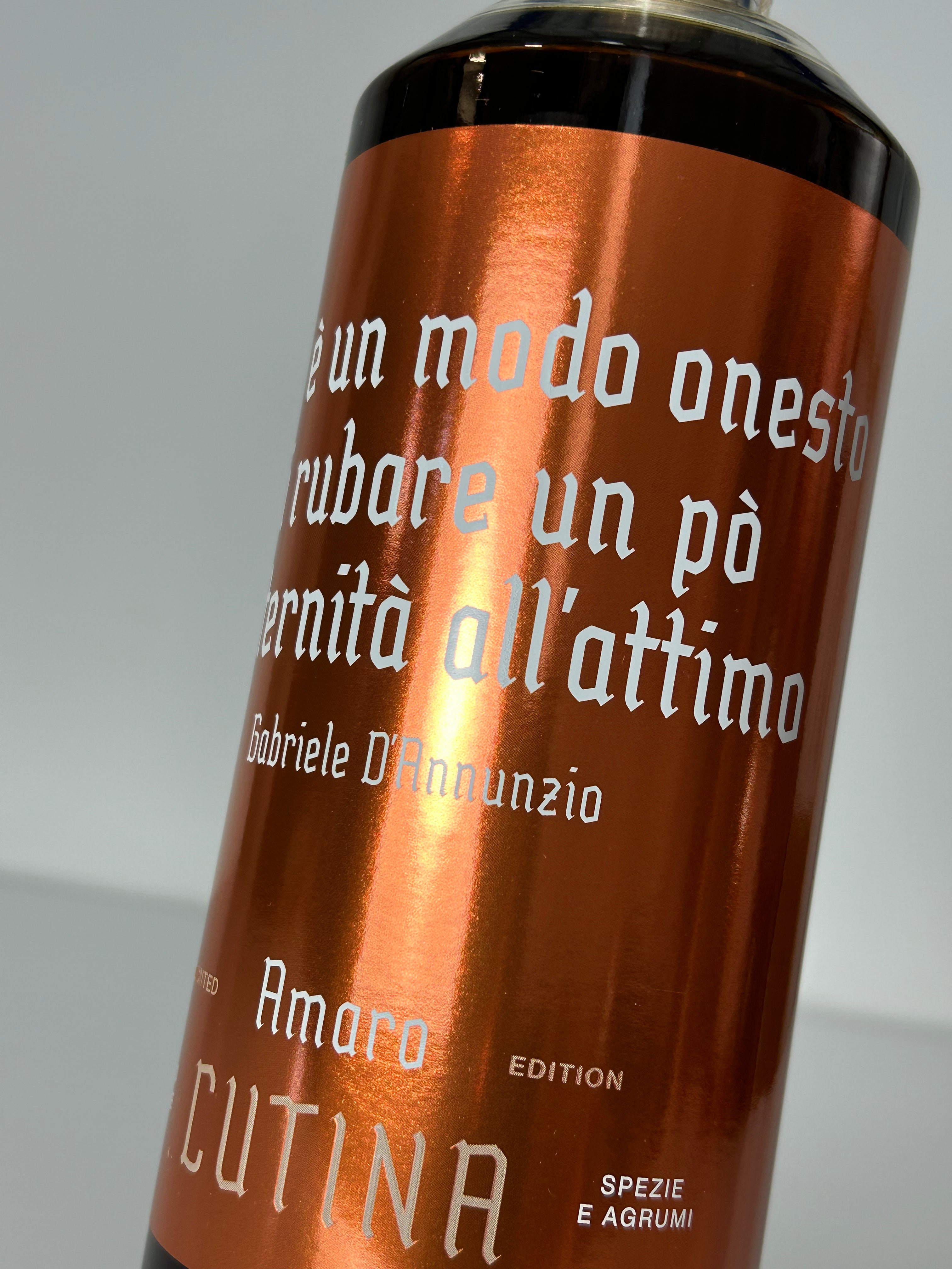 Cutina Limited Edition D'Annunzio Amaro 500 ml Spezie Agrumi