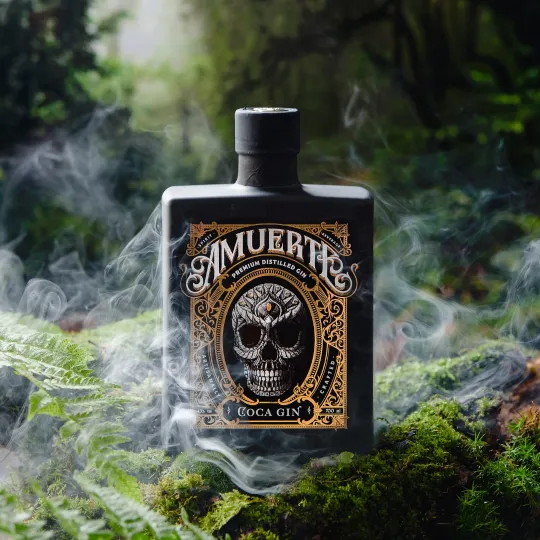 Anthology Coca Leaf Gin Black gin foglie di coca