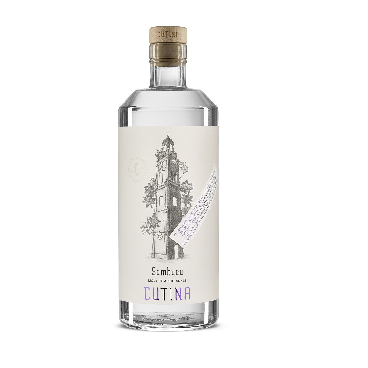 Cutina Sambuca liquore anice 1000 ml 40% stellato
