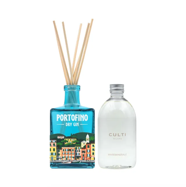 Portofino bundle kit diffusore Mareminerale gin 500 ml