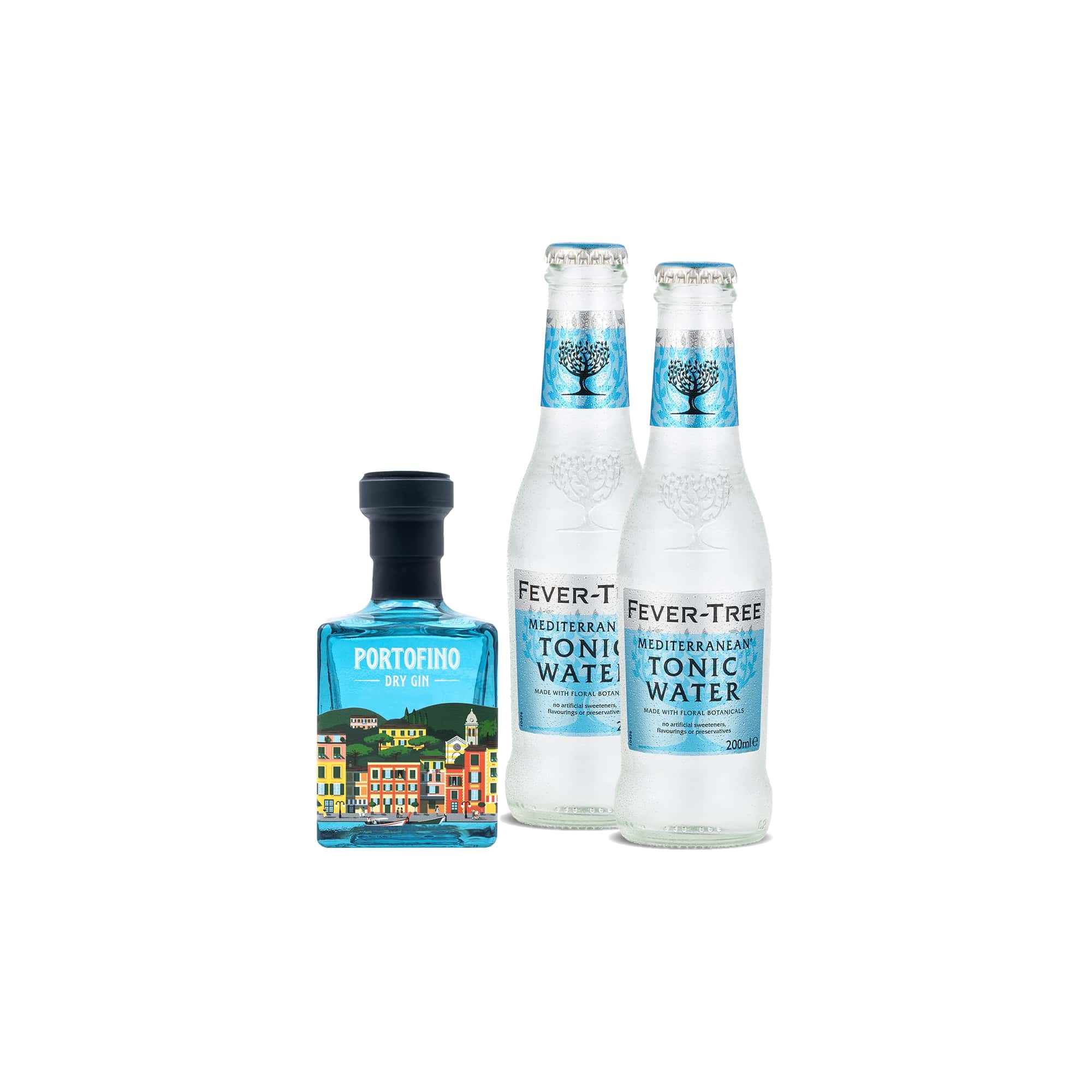 Portofino Dry Gin Perfect Serve Home Kit gin 100 ml + tonica