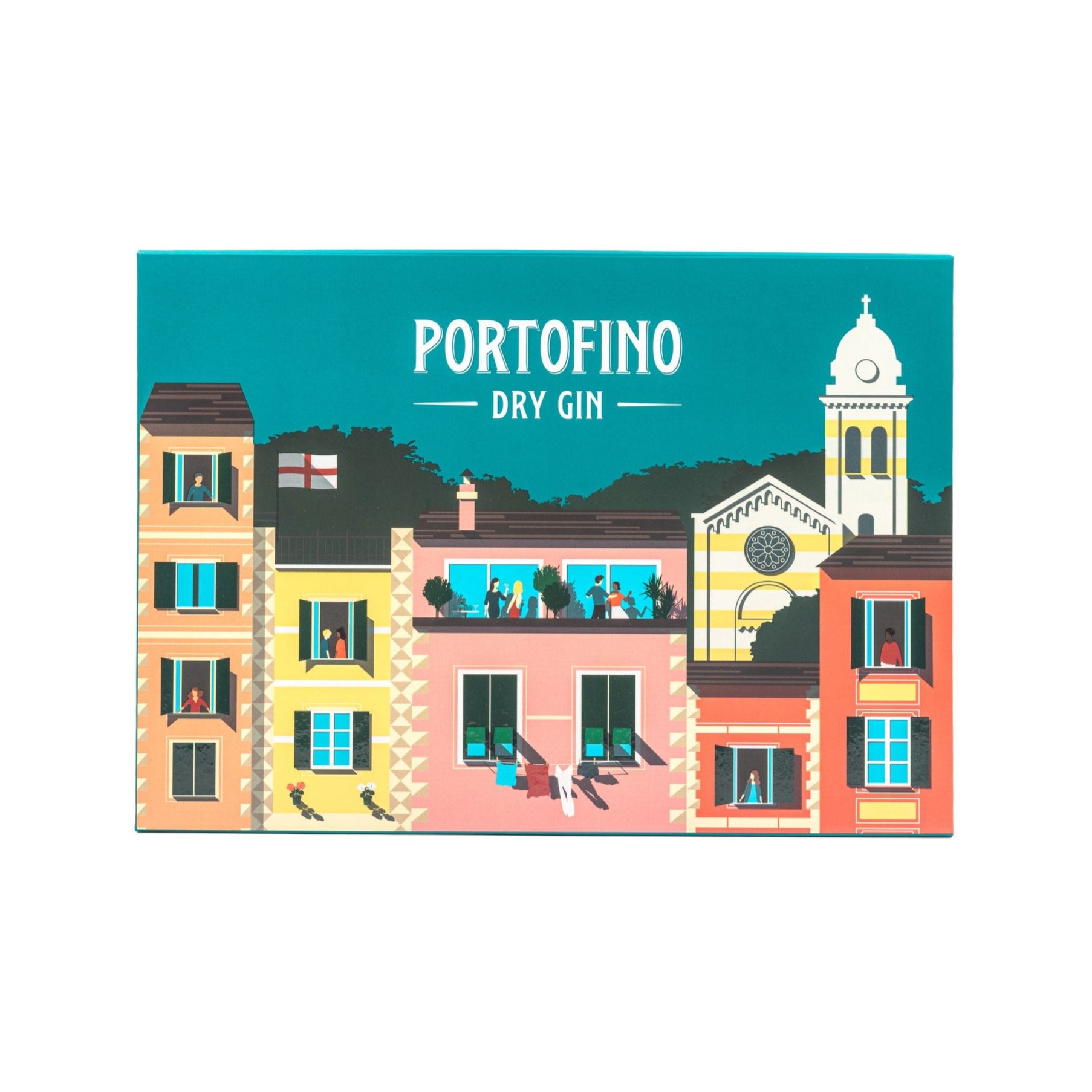 Portofino Dry Gin Confezione Regalo gin 500 ml con bicchieri