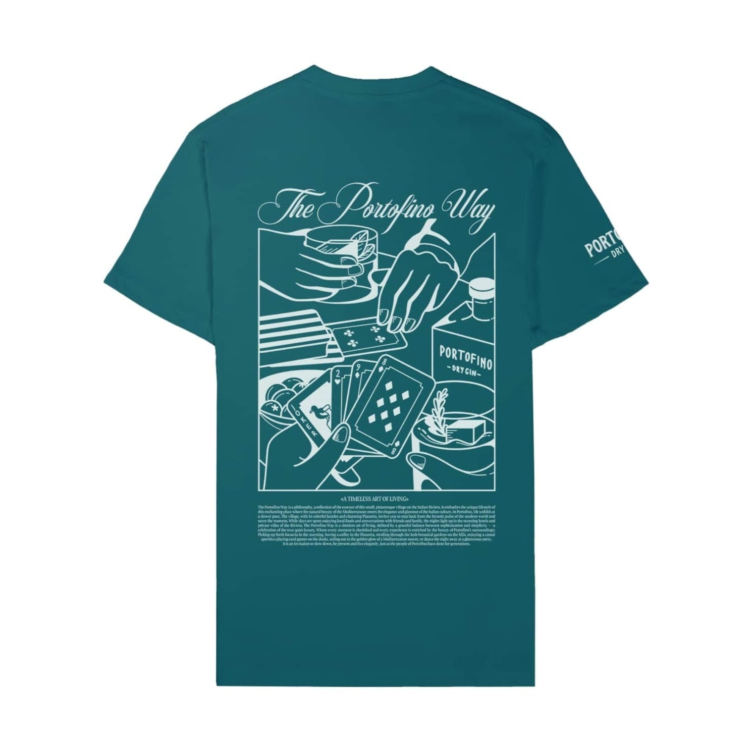Portofino Dry Gin Lifestyle T-shirt The Portofino Way verde