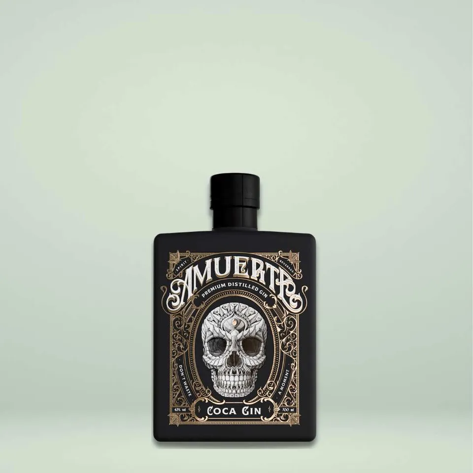 Anthology Coca Leaf Gin Black gin foglie di coca