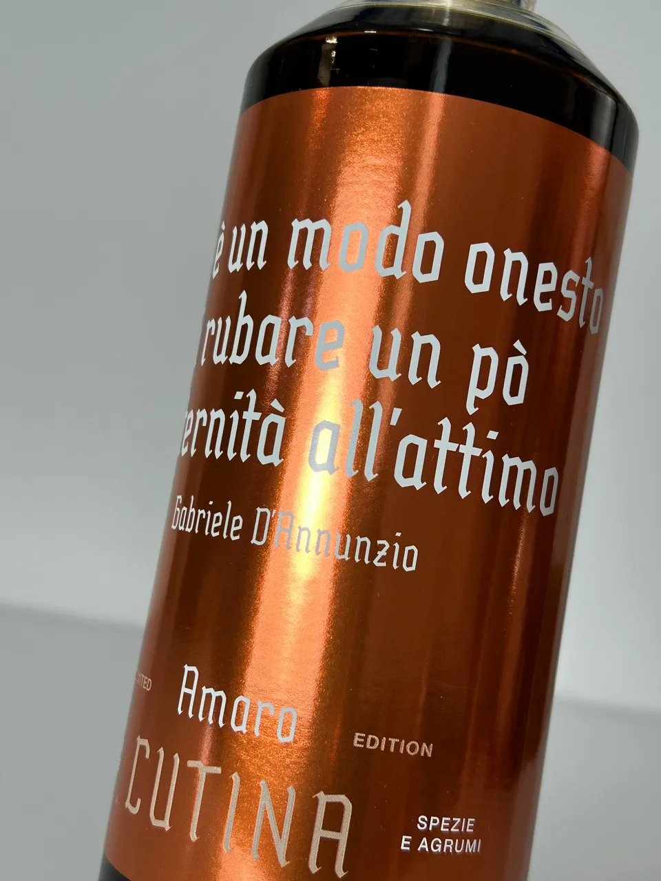 Cutina Limited Edition D'Annunzio Amaro 500 ml Spezie Agrumi