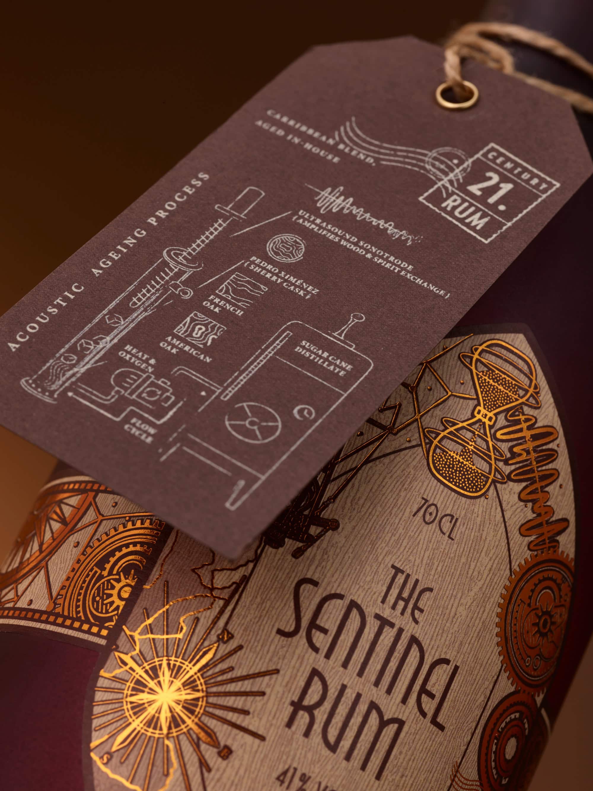 The Sentinel Rum 700ml 41% Sherry e Quercia