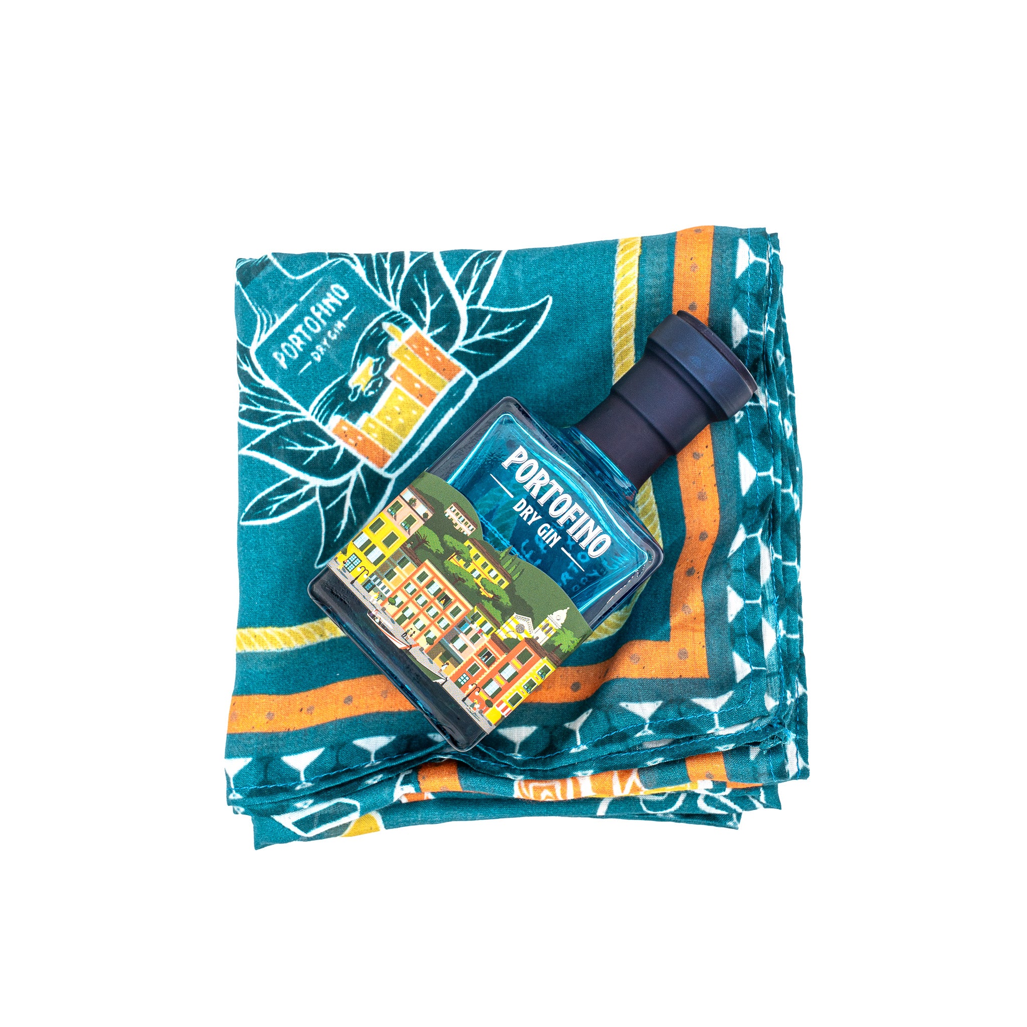 Portofino Dry Gin Bundle x Eral 55 cofanetto gin 100 ml + foulard
