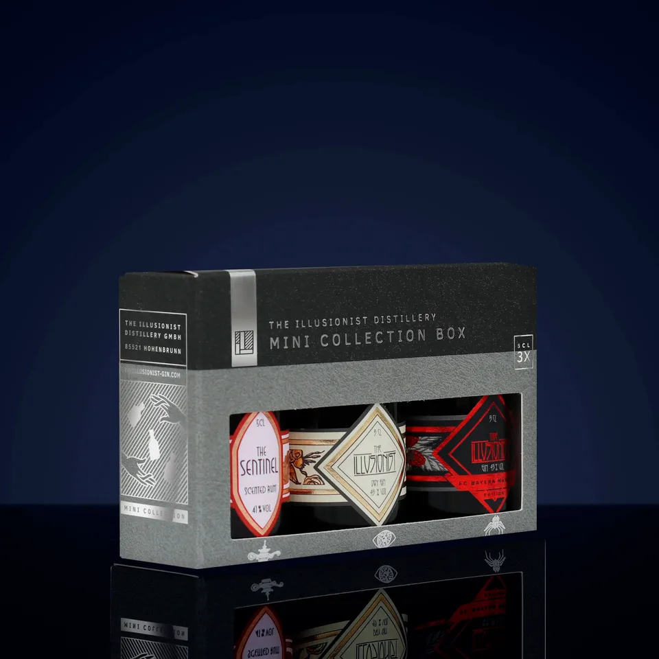 The Illusionist Mini Collection Box mignon gin+rum 3x5 cl