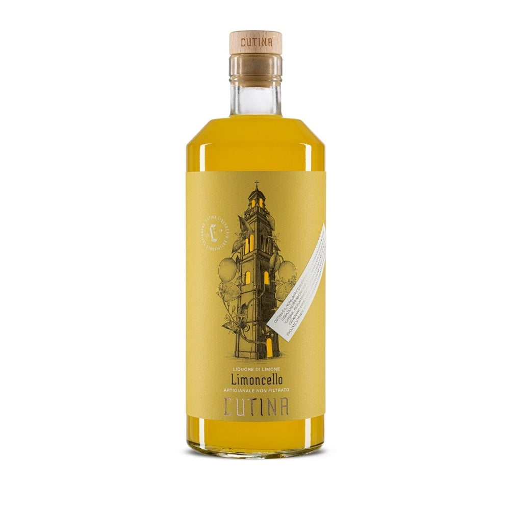 Cutina Limoncello Sorrento liquore 1000 ml 30% fresco dolce