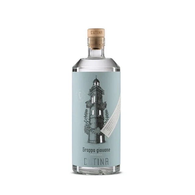 Cutina Grappa Giovane distillato 700 ml 40% bianca