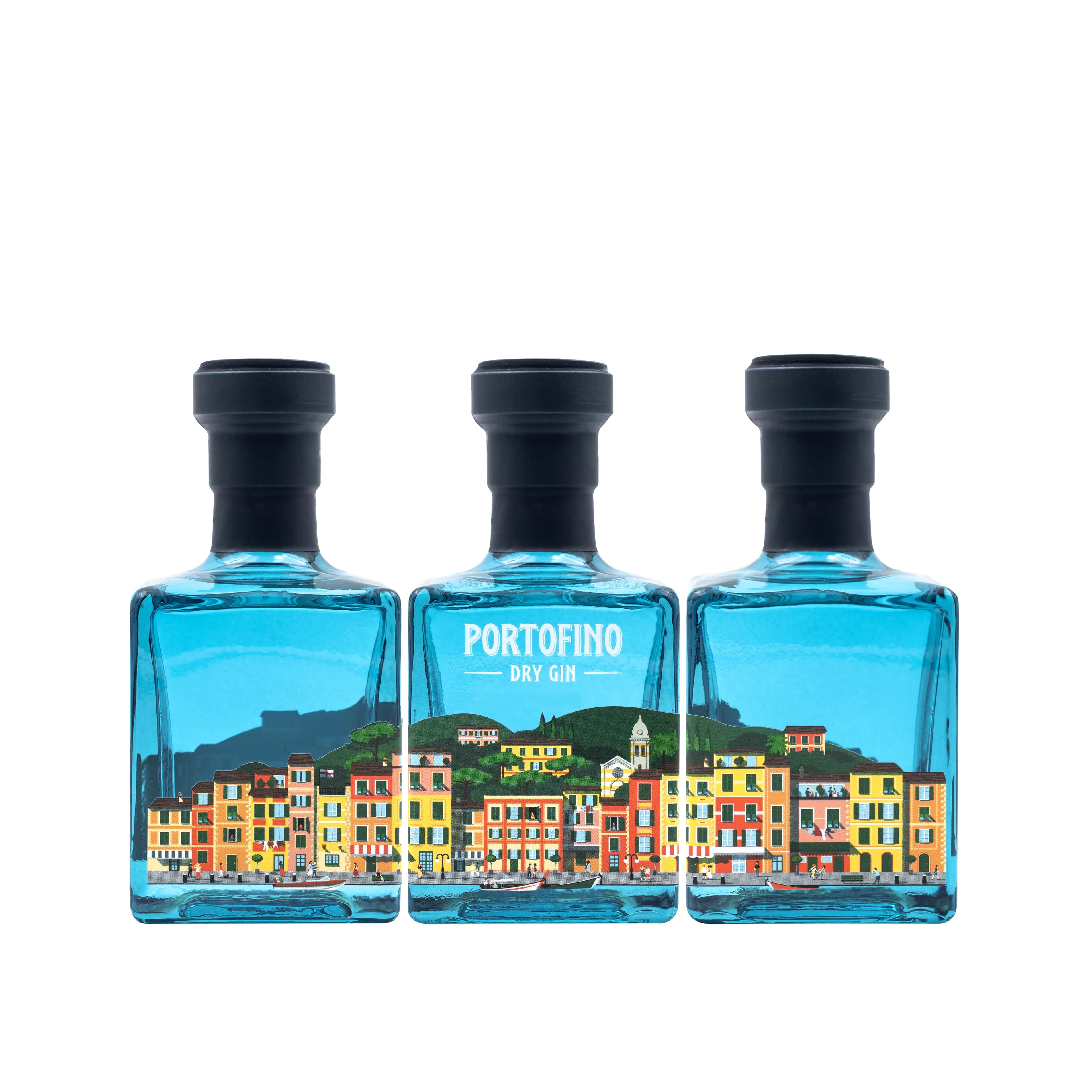 Portofino Dry Gin panorama set gin 3x100 ml porto