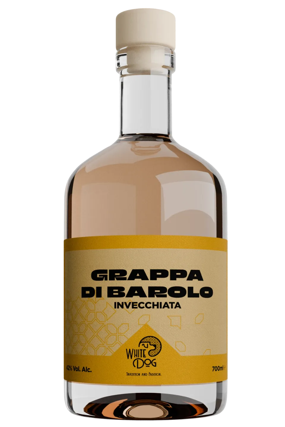 White Dog Distillati Grappa Invecchiata Barolo grappa 70 cl
